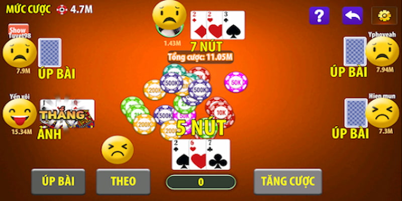 Game bài liêng cào tố online đầy thú vị