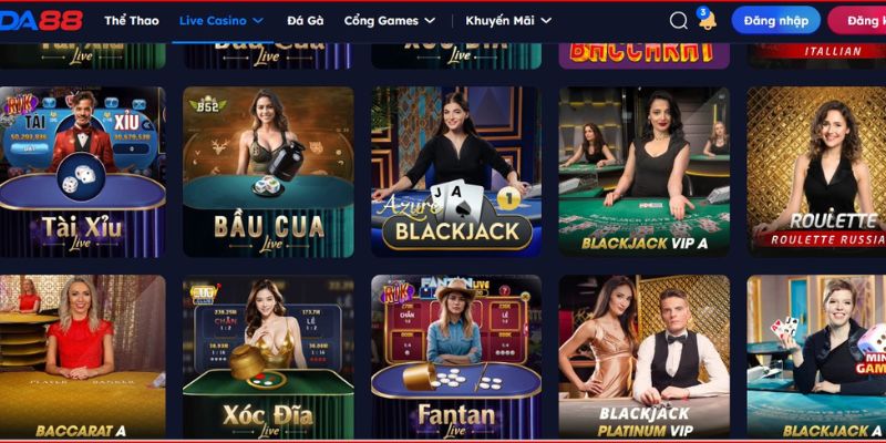 Tựa game casino rất được ưa chuộng hiện nay