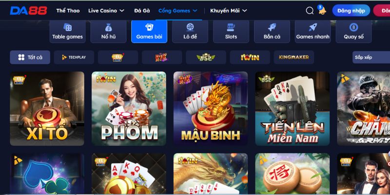 Một vài điều cơ bản về game bài DA88